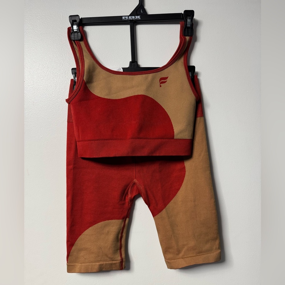 Fabletics Red Seamless Set